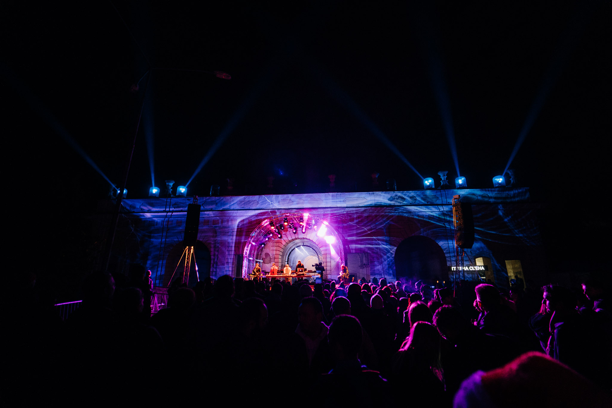 Tesla’s light gallery on New Year’s Eve